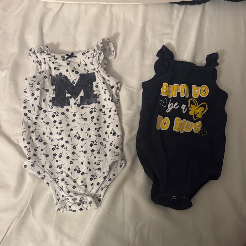 Colosseum Kids Bodysuits - Navy and White